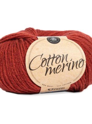 Mayflower Cotton Merino - Merinould & Bomuldsgarn - Fv 038 Rødbrun