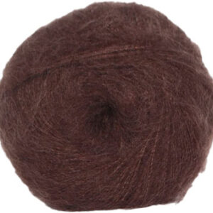 Hjertegarn Silk Kid Mohair Garn - fv 1116 Brun