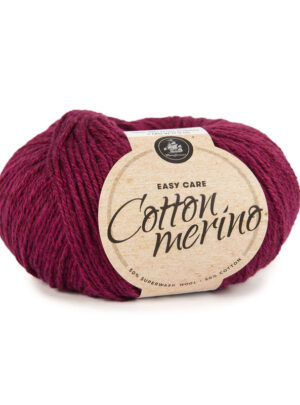 Mayflower Cotton Merino - Merinould & Bomuldsgarn - Fv 005 Kirsebærrød
