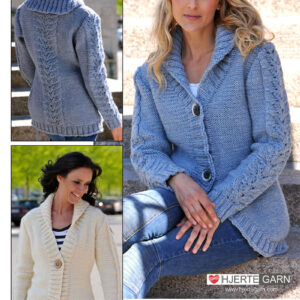 Cardigan med sjalskrave nr 111565 S