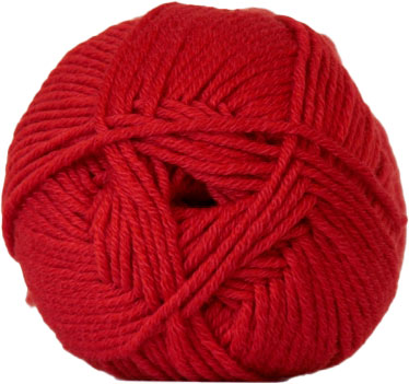 Hjertegarn Merino Cotton - fv 1555 Rød