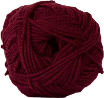 Hjertegarn Merino Cotton - fv 1726 Vinrød