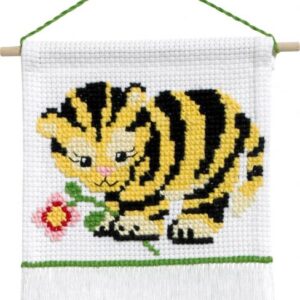 Broderi - Tælle broderi til børn - 13-9721 med Tiger