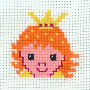 Broderi - Tælle broderi til børn - 14-9336 med Prinsesse
