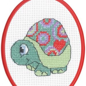Broderi - Tælle broderi til børn - 92-5842 med Skildpadde