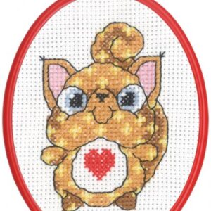 Broderi - Tælle broderi til børn - 92-5844 med Egern