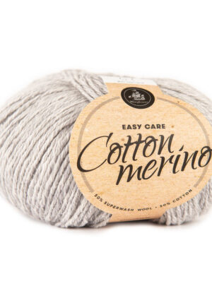 Mayflower Cotton Merino Melange garn - Fv 203 Lys Grå