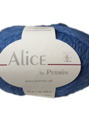 Alice Permin - Alpaca & Polyamid garn - fv 32 Lys Cobolt Blå