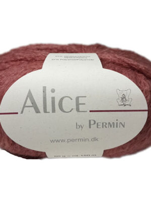 Alice Permin - Alpaca & Polyamid garn - fv 33 Mørk Gammel Rosa