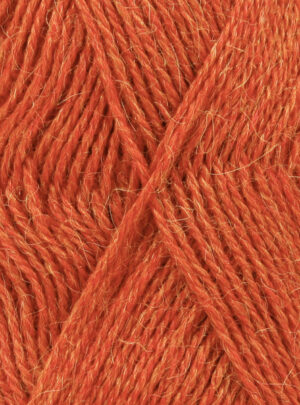 DROPS Alpaca 2925 Orange Meleret Mix, Alpacagarn, fra DROPS Design