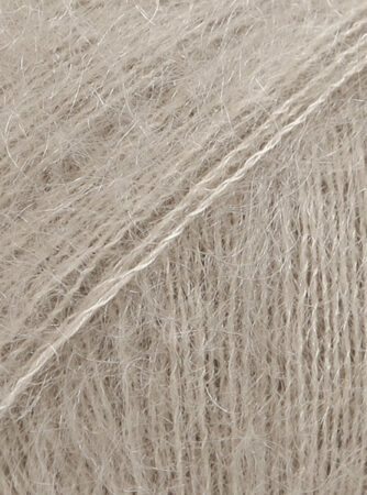 DROPS Kid-Silk Unicolor 12 Beige, Mohair, fra DROPS Design