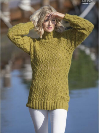 "Dønning" Genser - Viking Design 1812-3 Kit - XS-XL - Viking Alpaca Bris, fra Viking