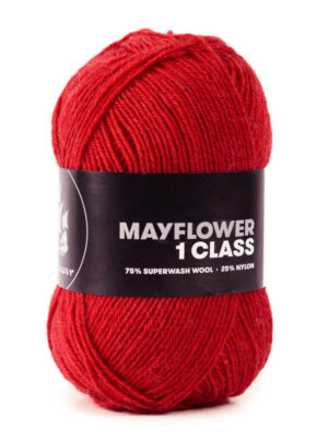 Mayflower 1 Class - 15 Scarletrød, Strømpegarn, fra Mayflower
