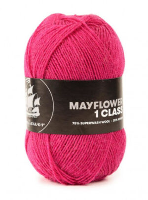 Mayflower 1 Class Garn Unicolor 03 Kirsebær