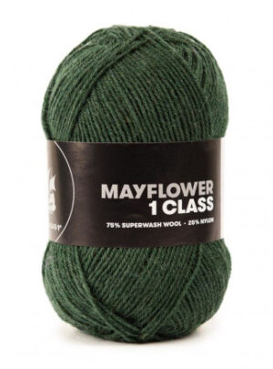 Mayflower 1 Class Garn Unicolor 20 Grangrøn