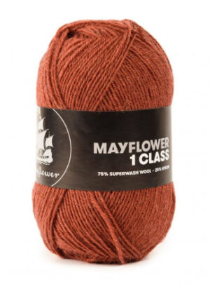 Mayflower 1 Class Garn Unicolor 29 Chili Peber