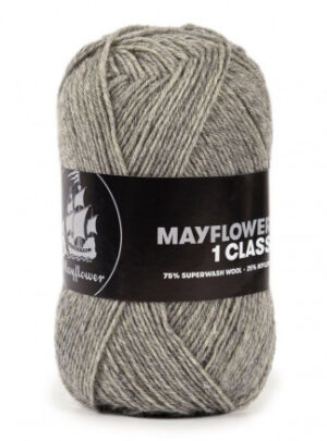 Mayflower 1 Class Garn Unicolor 35 Grå