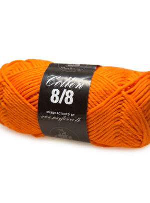 Mayflower Cotton 8/8 - 1918 Orange, Bomuldsgarn, fra Mayflower