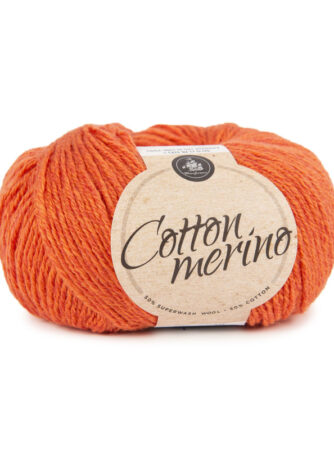 Mayflower Cotton Merino - Orange 07, Merinogarn, fra Mayflower