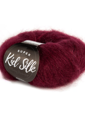 Mayflower Super Kid Silk - Bordeaux 42, Mohair/Silk, fra Mayflower