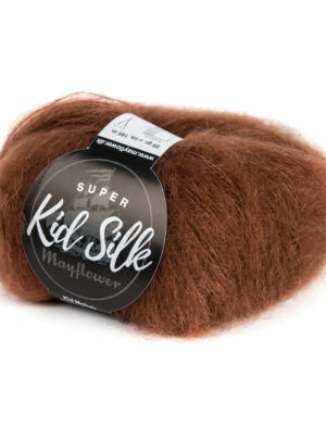 Mayflower Super Kid Silk - Kanelbrun 38, Mohair/Silk, fra Mayflower