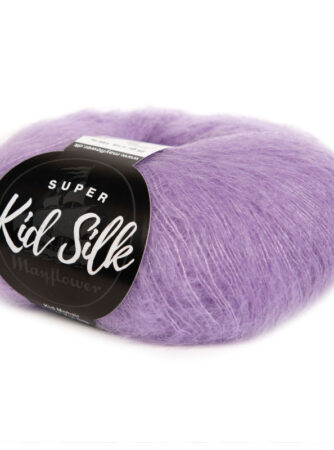 Mayflower Super Kid Silk - Lilla Dis 77, Mohair/Silk, fra Mayflower