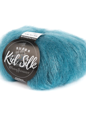 Mayflower Super Kid Silk - Lys petroleum 27, Mohair/Silk, fra Mayflower