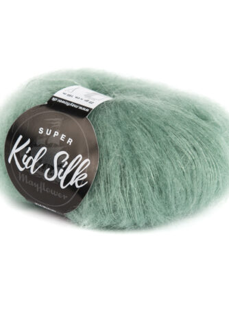 Mayflower Super Kid Silk - Mørk Aquamarine 10, Mohair/Silk, fra Mayflower