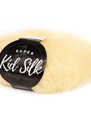 Mayflower Super Kid Silk - Sart Gul 78, Mohair/Silk, fra Mayflower