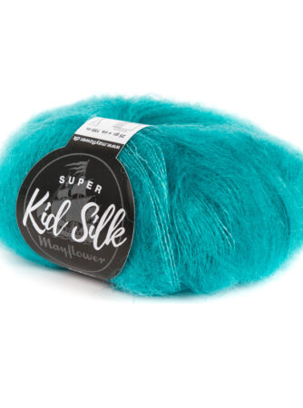 Mayflower Super Kid Silk - Turkis 28, Mohair/Silk, fra Mayflower