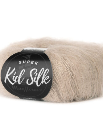 Mayflower Super Kid Silk - Varm Grå 68, Mohair/Silk, fra Mayflower