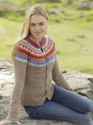 Stavanger Cardigan by DROPS Design - Jakke Strikkeopskrift str. S - XX