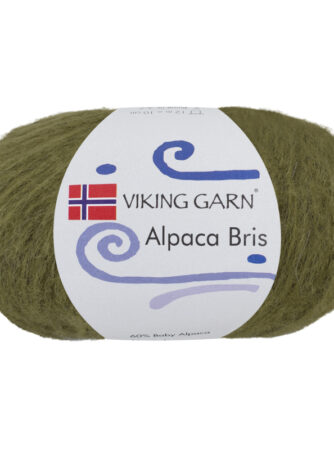 Viking Bris - Grøn 335, Alpacagarn, fra Viking