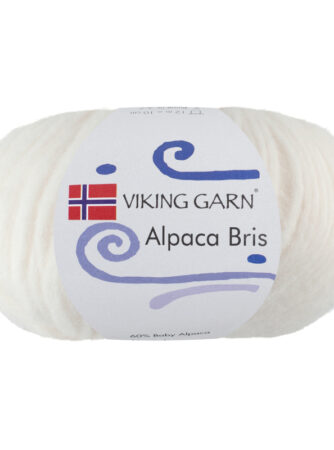 Viking Bris - Hvid 300, Alpacagarn, fra Viking