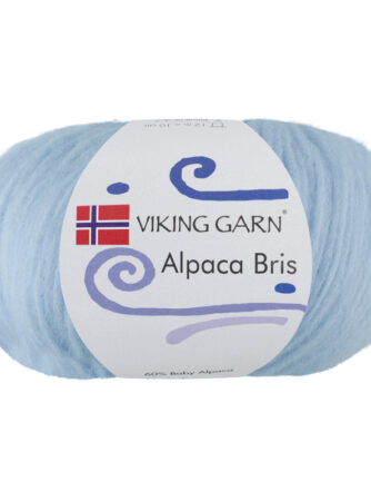 Viking Bris - Lys Blå 320, Alpacagarn, fra Viking