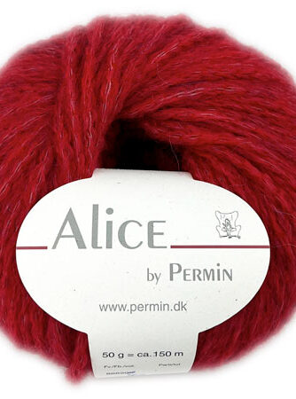 Alice Permin - Alpaca Uldgarn - fv 886240 Rød