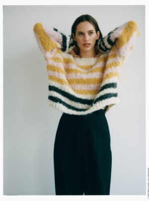 Lala Berlin Furry Sweater af Lana Grossa - Sweater Strikkeopskrift Str - Str. 40/42