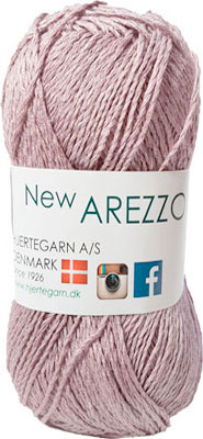 New Arezzo Hjertegarn - Bambusgarn - Hørgarn - Bomuldsgarn - Fv 1505 Lavendel