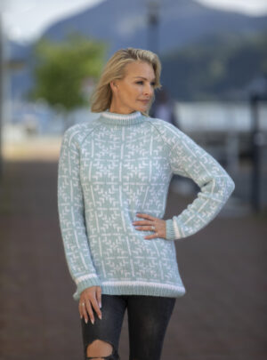 "Faith" Genser - Viking Design 2226-6C Kit - XS-XXL - Viking Alpaca Bris, fra Viking