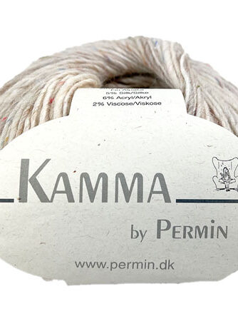 Kamma By Permin - Alpaca & Silke uldgarn - Fv 889523 Råhvid