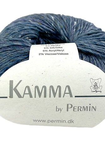 Kamma By Permin - Alpaca & Silke uldgarn - Fv 889526 Blålilla