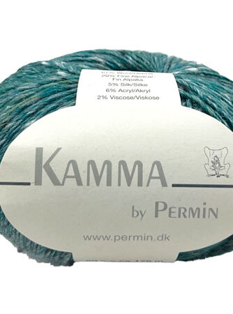 Kamma By Permin - Alpaca & Silke uldgarn - Fv 889527 Flaskegrøn