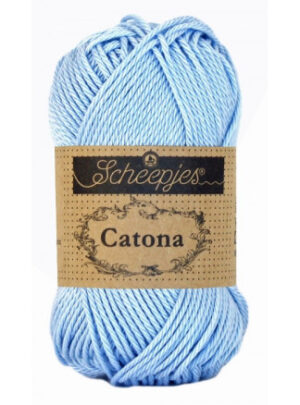 Scheepjes Catona Garn Unicolor 173 Bluebell