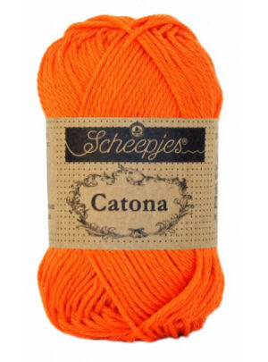 Scheepjes Catona Garn Unicolor 189 Royal Orange