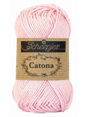 Scheepjes Catona Garn Unicolor 238 Powder Pink