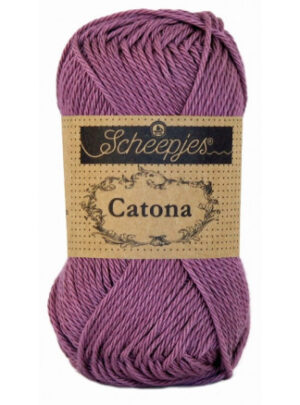 Scheepjes Catona Garn Unicolor 240 Amethyst