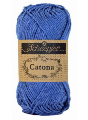 Scheepjes Catona Garn Unicolor 261 Capri Blue