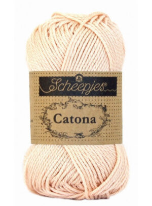 Scheepjes Catona Garn Unicolor 263 Petal Peach