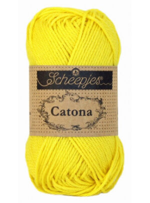 Scheepjes Catona Garn Unicolor 280 Lemon