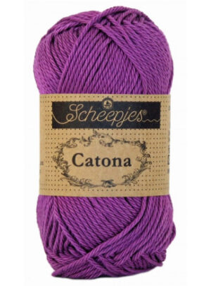 Scheepjes Catona Garn Unicolor 282 Ultra Violet